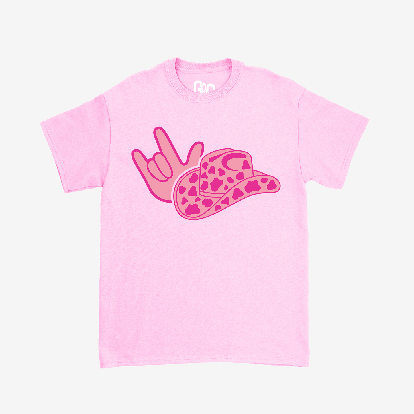 Cowgirl Pink ILY Tee