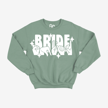 Bride Squad Sparkle Crewneck
