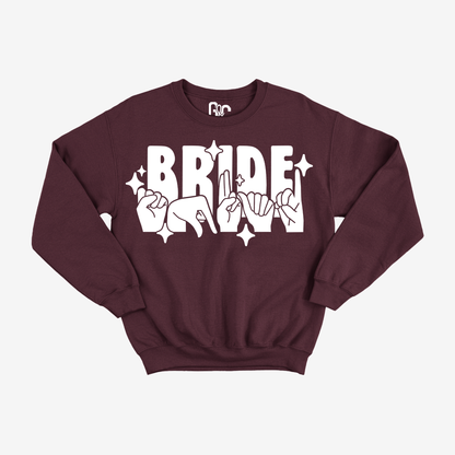 Bride Squad Sparkle Crewneck
