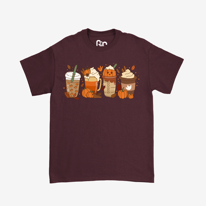 Fall Coffee Latte Tee
