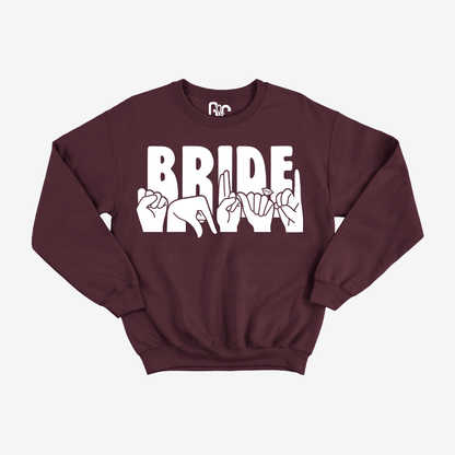 Bride Squad Dimond Crewneck