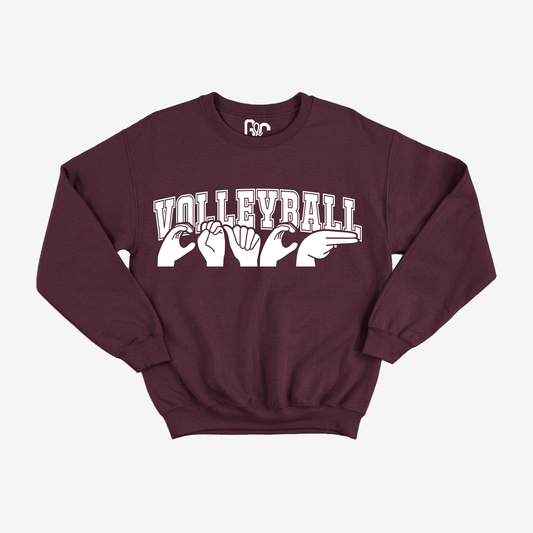 Volleyball Coach Varsity Crewneck