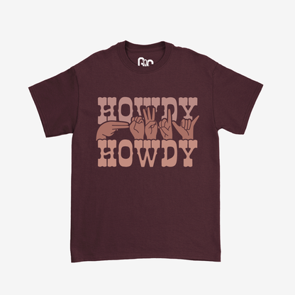 Howdy Pattern Youth Tee