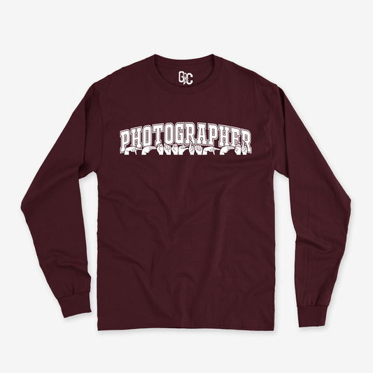 Photographer Varsity Long Sleeve