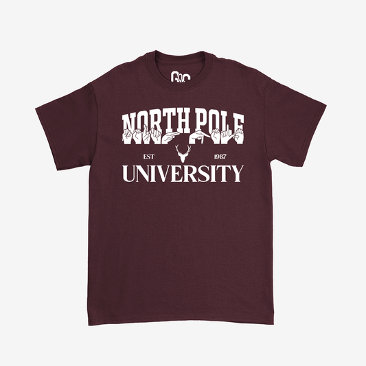 North Pole University Tee