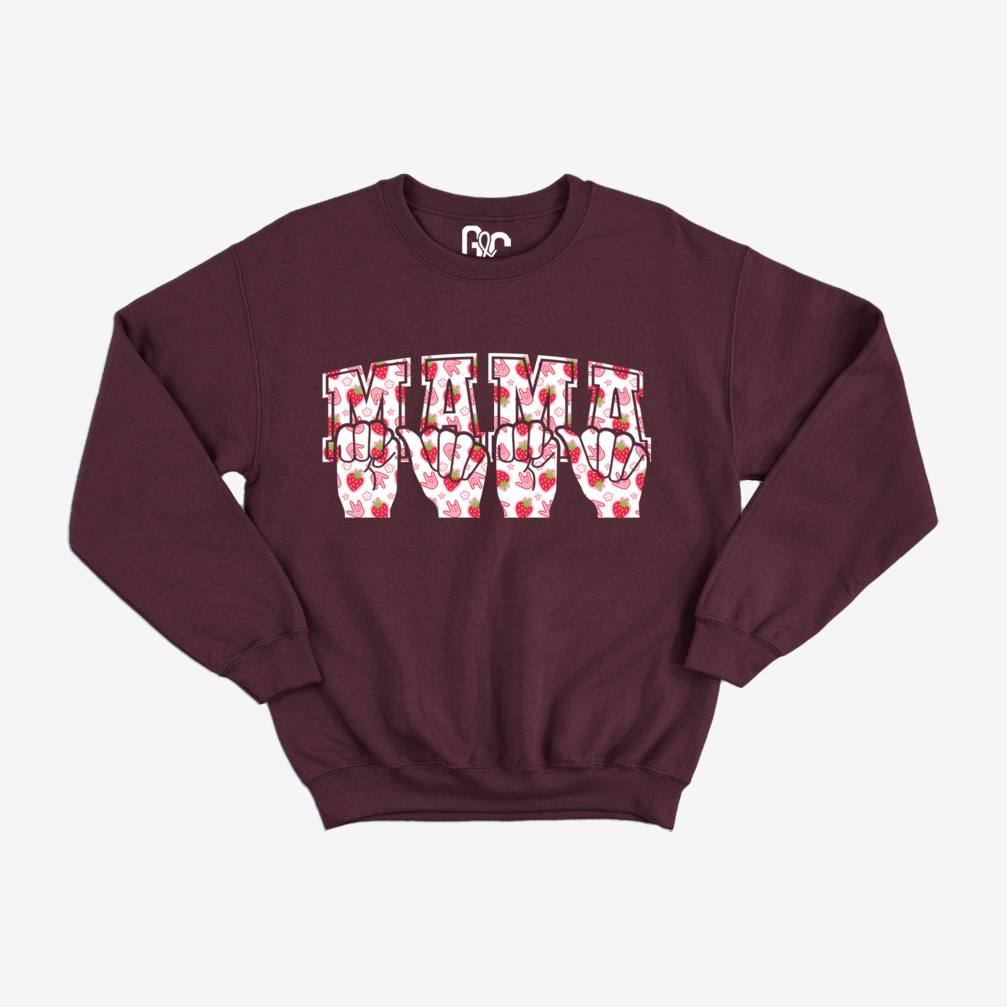 Strawberry Mama ILY Crewneck