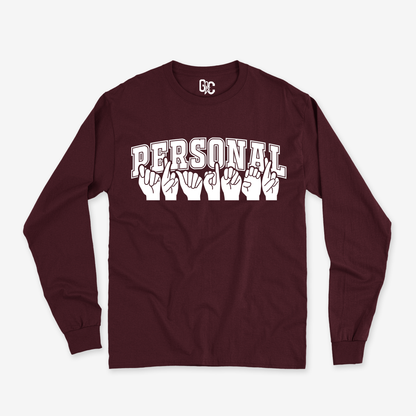 Personal Trainer Varsity Long Sleeve