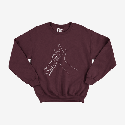 Paw ILY Illustration Crewneck