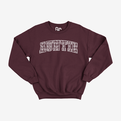 Auntie Varsity ILY Crewneck