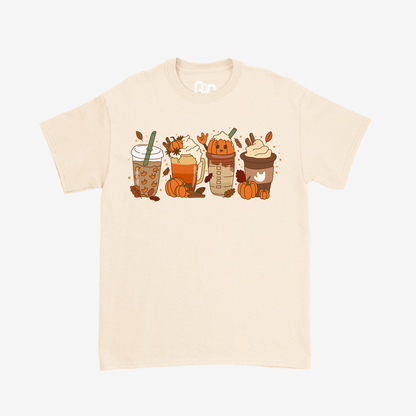 Fall Coffee Latte Tee
