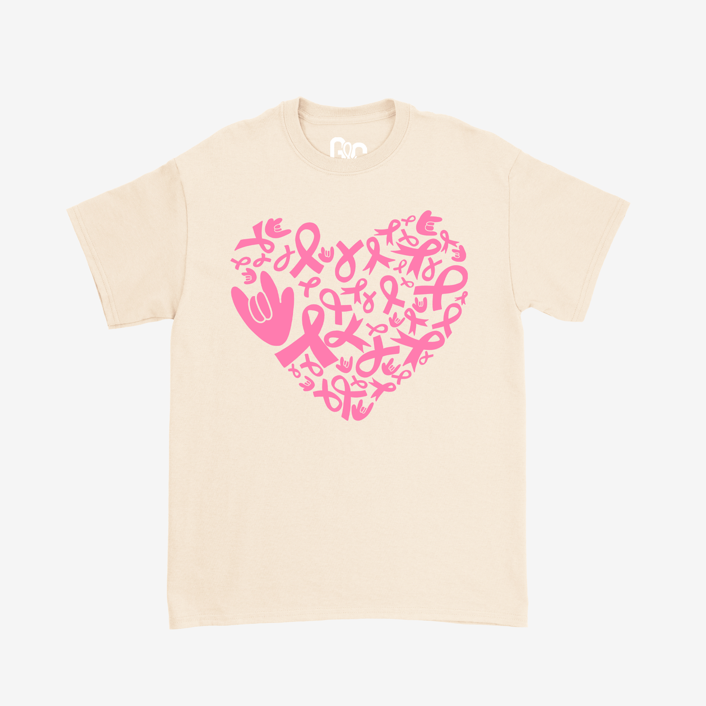 Breast Cancer Heart Tee