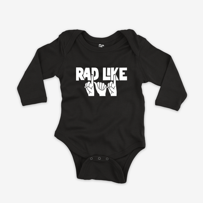 Rad Like Dad Onesie Sleeve