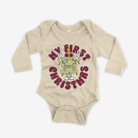 My First Christmas Onesie Sleeve