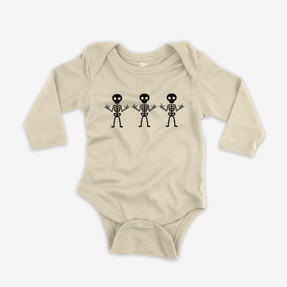 Skeleton Onesie Sleeve