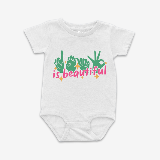 Deaf is Beautiful Onesie Tee