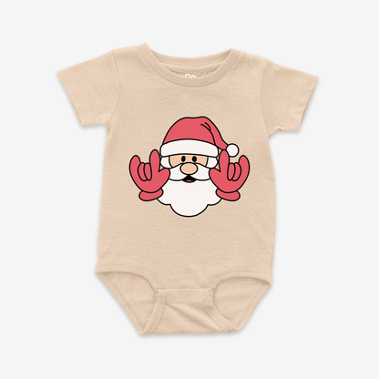 Santa ILY Onesie Tee
