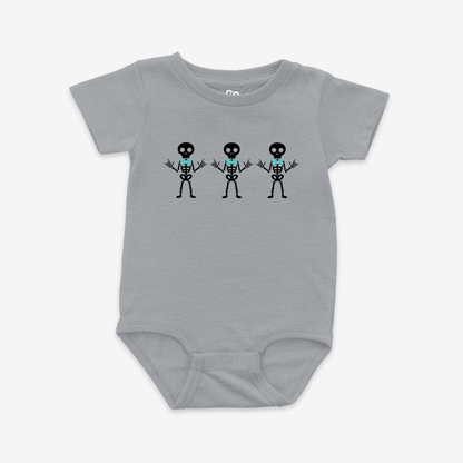 Boy Skeleton Onesie Tee