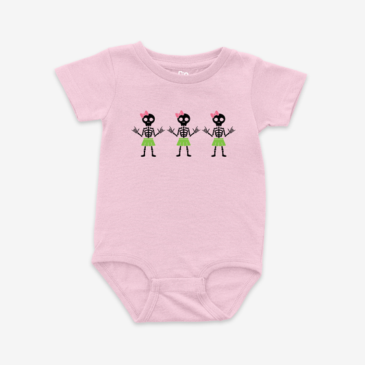 Girl Skeleton Onesie Tee