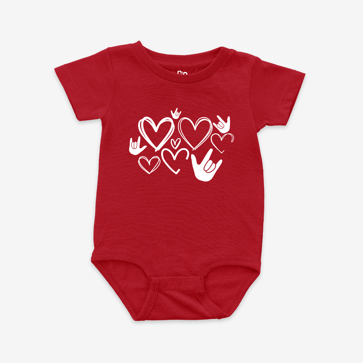 Valentine's ILY Onesie Tee
