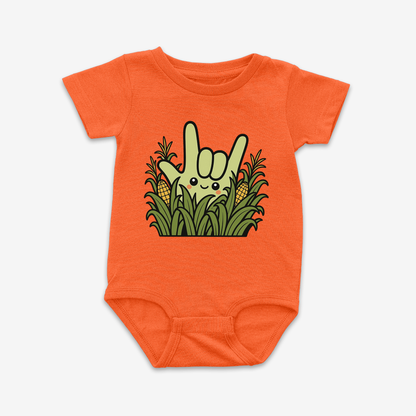 Corn Maze ILY Onesie Tee