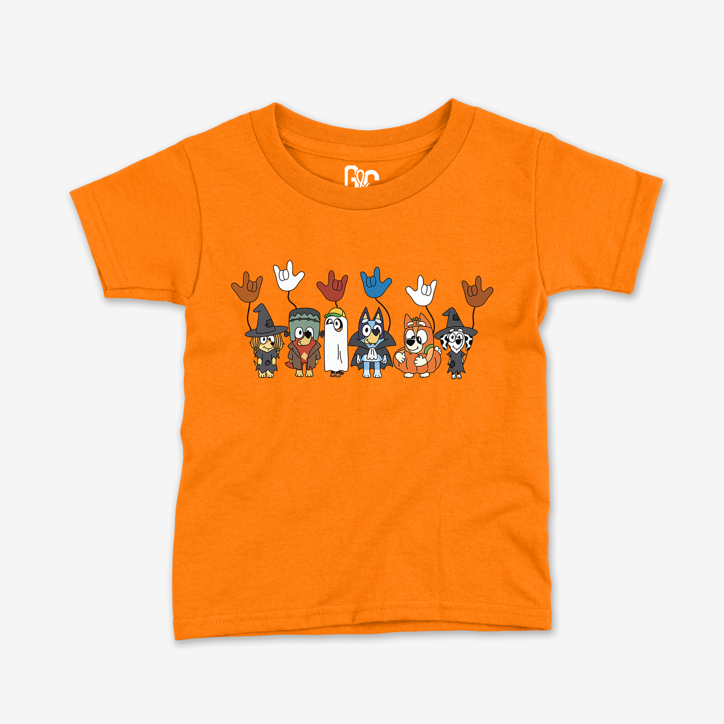 Bluey Halloween ILY Toddler Tee