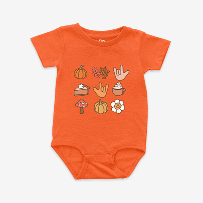 Groovy Fall Onesie Tee