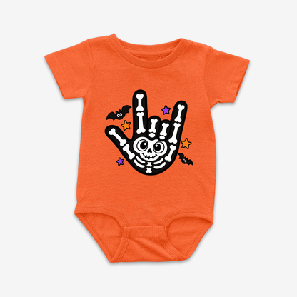 Skeleton ILY Onesie Tee