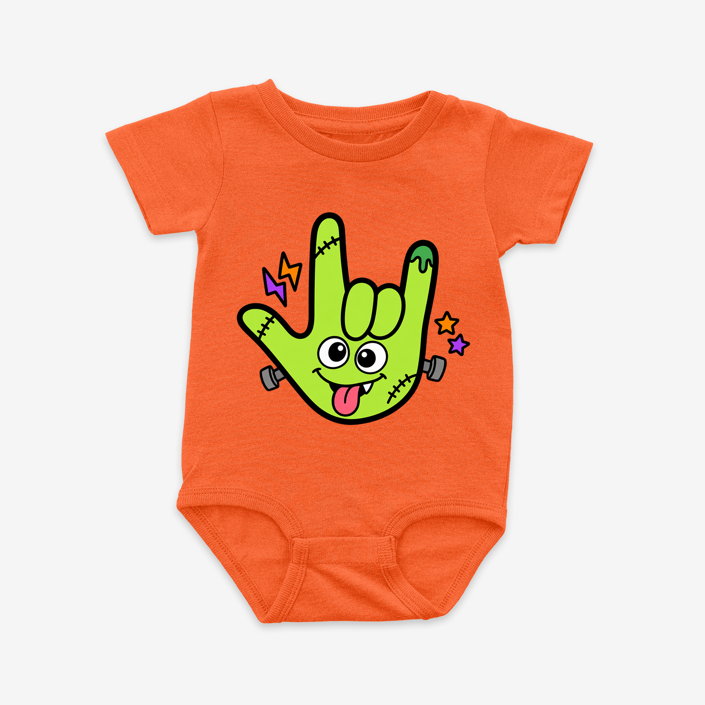 Frankenstein ILY Onesie Tee