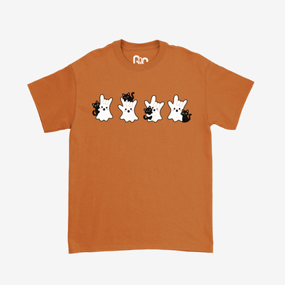 Spooky Cat ILY Ghost Tee