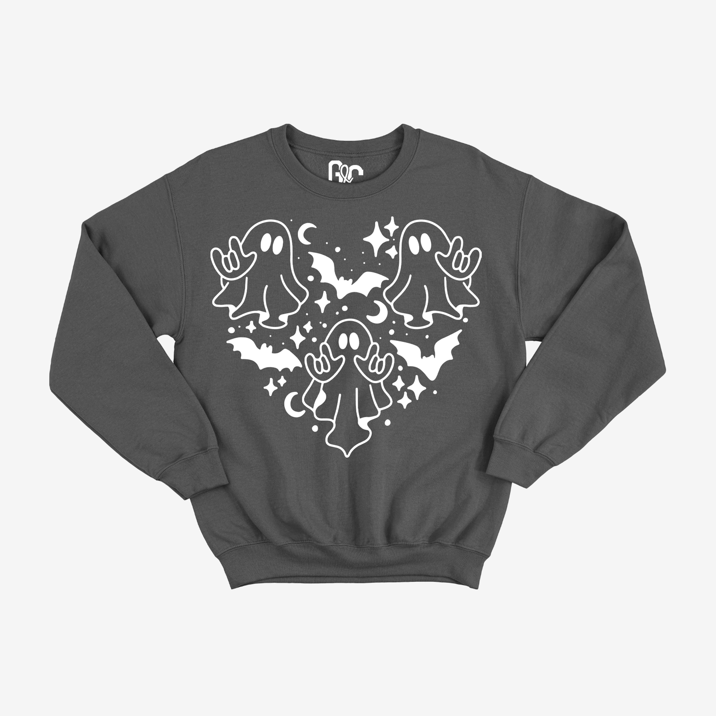 Ghostly Heart ILY Crewneck