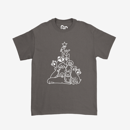 Dog Christmas Tree Tee