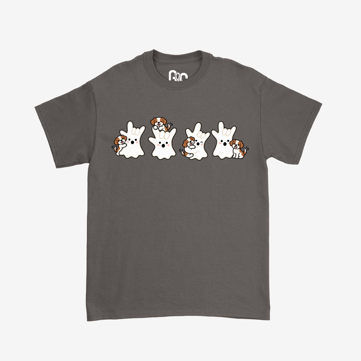 Dog ILY Ghost Tee