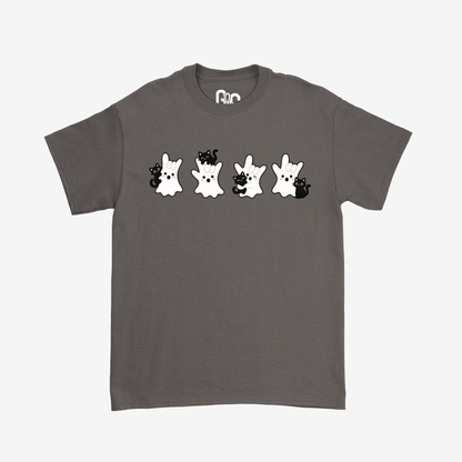 Spooky Cat ILY Ghost Tee