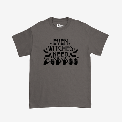 Even Witches Need Coffee Tee