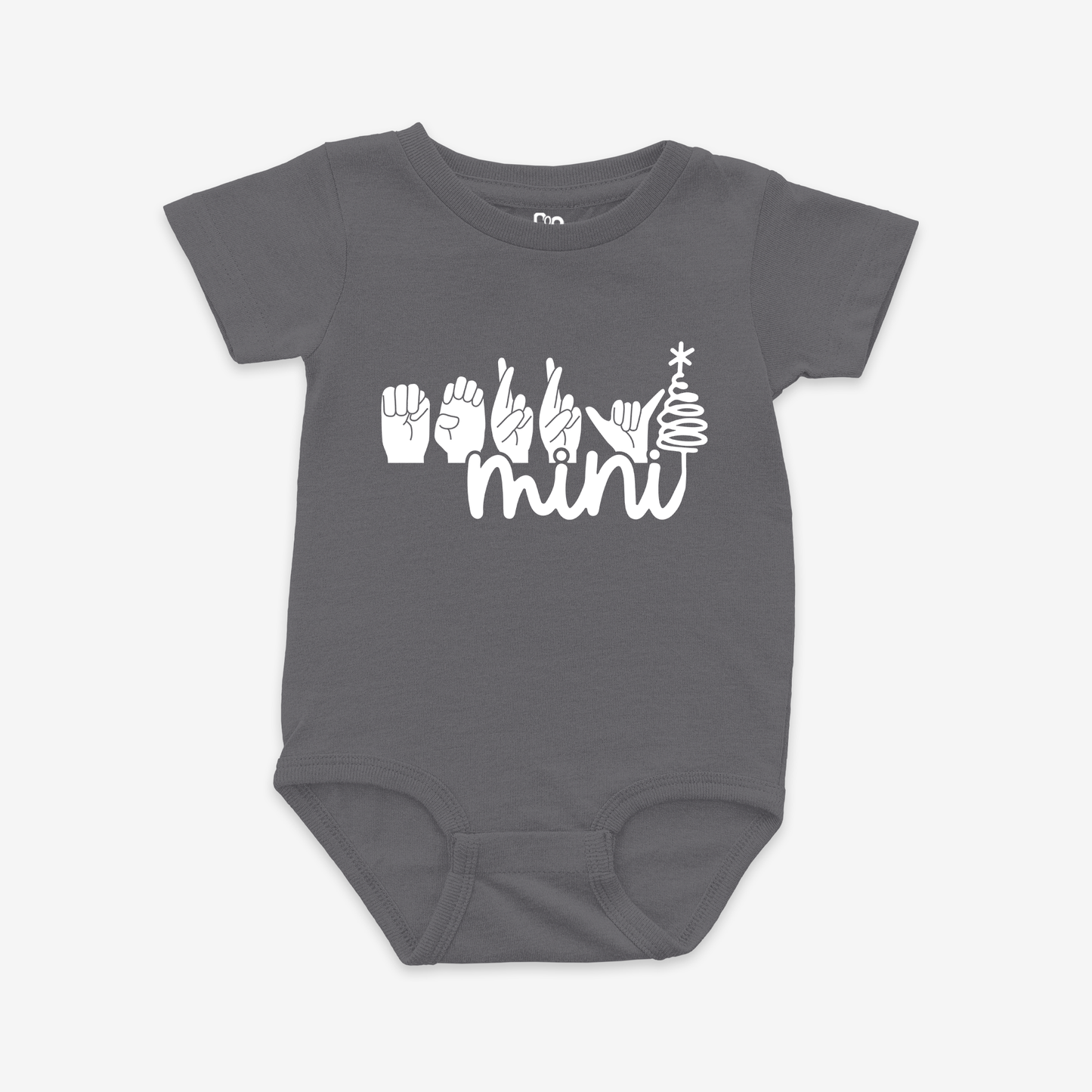 Merry Mini whiteOnesie Tee