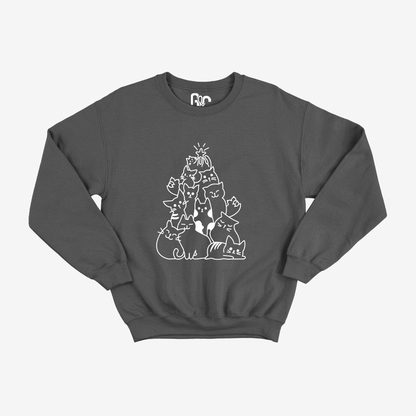 Cat Christmas Tree Crewneck