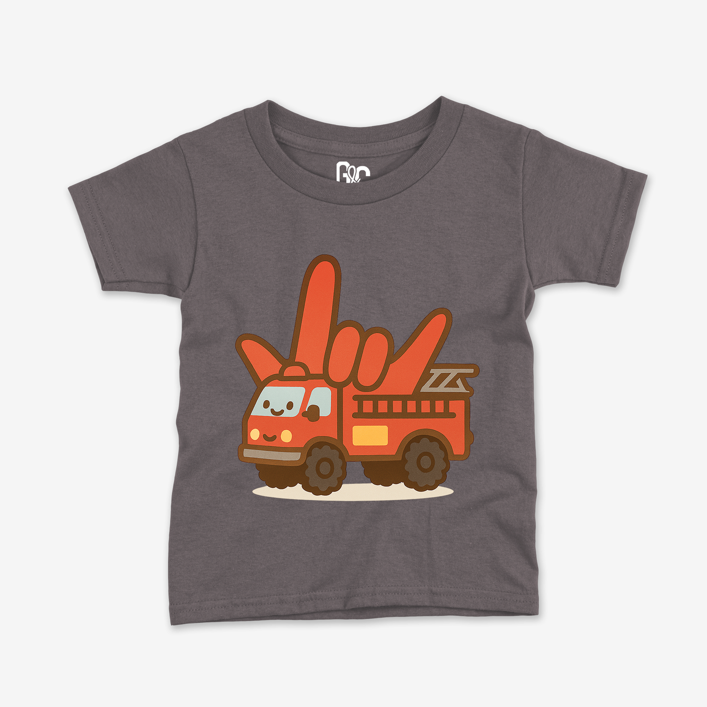 Fire Truck ILY Toddler Tee