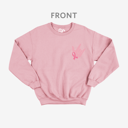 In October we wear pink Crewneck