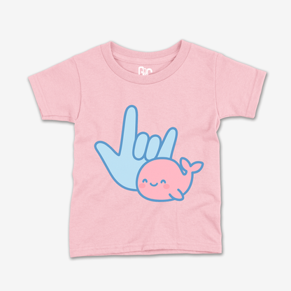 Whale ILY Toddler Tee