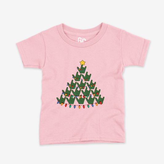 Christmas Tree Light ILY Toddler Tee