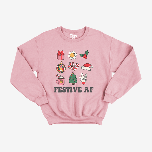 Festive AF Crewneck