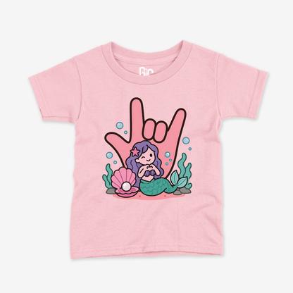 Mermaid ILY Toddler Tee