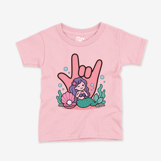 Mermaid ILY Toddler Tee