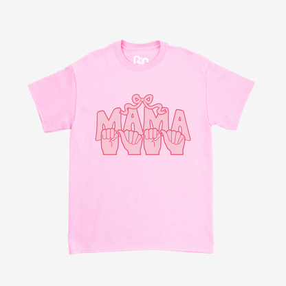 Pink Coquette Mama Tee