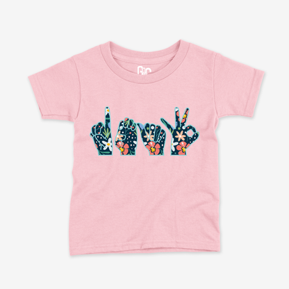 Deaf Flower Toddler Tee