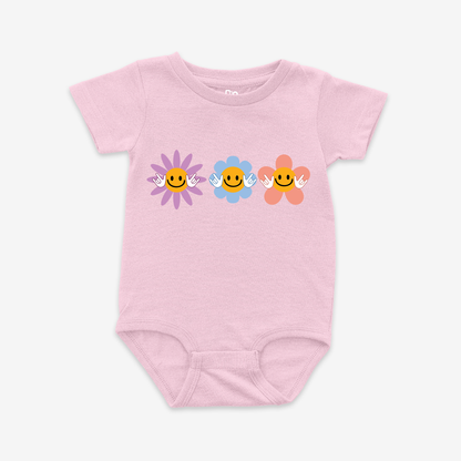 ILY Flower Onesie Tee