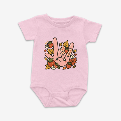 Strawberry Fall ILY Onesie Tee
