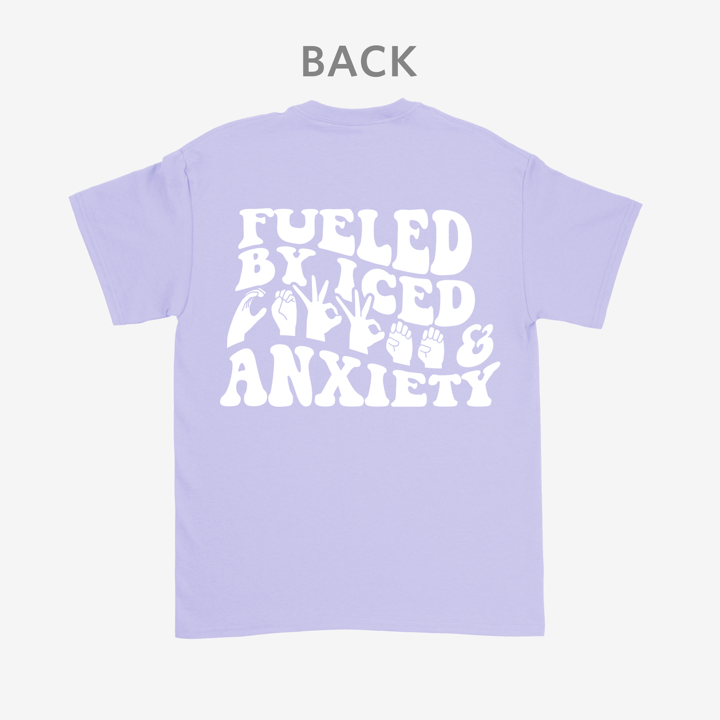Fueled by iced coffee and anxiety Tee