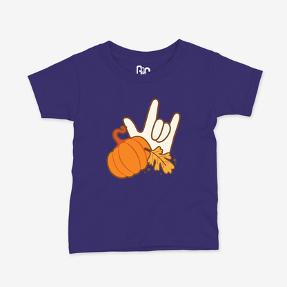 Pumpkin & ILY Toddler Tee