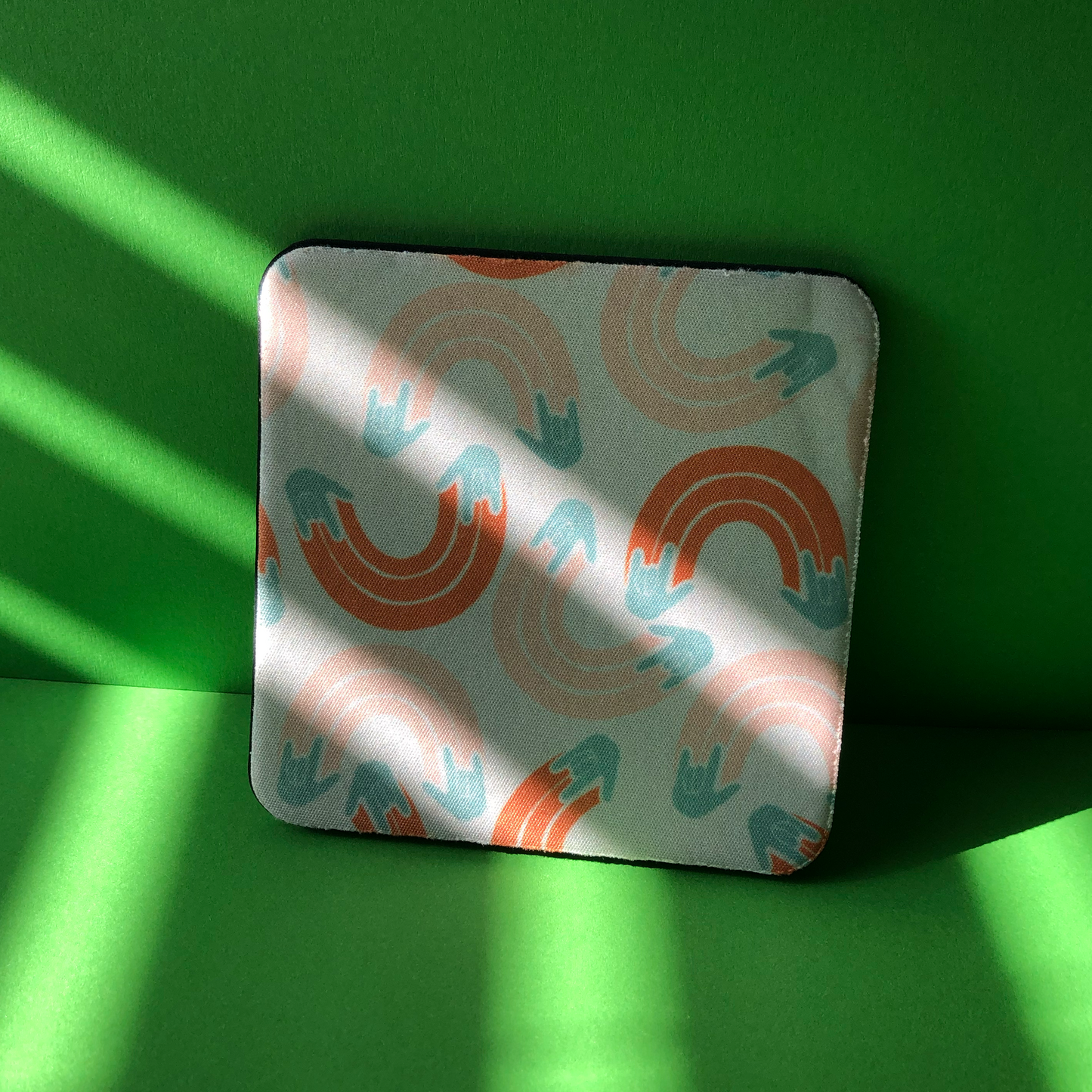 Rainbow & ILY Coaster